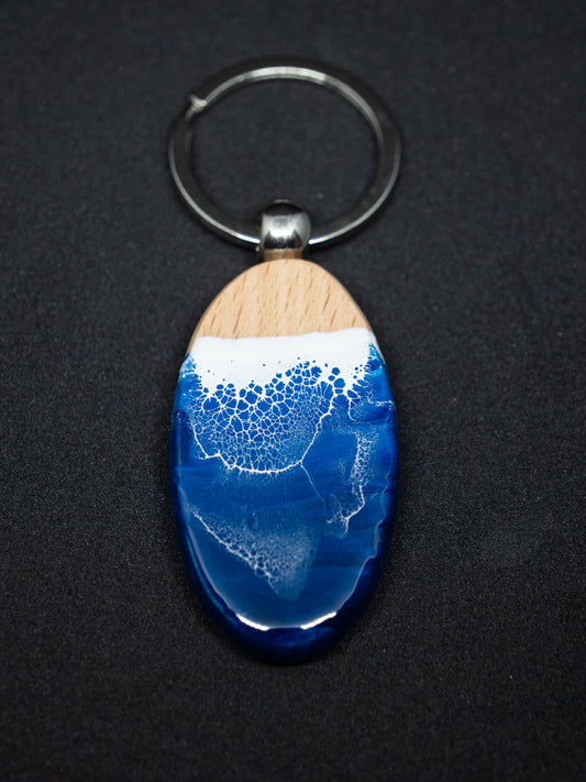 Cobalt Lace | 波を閉じ込めた世界で1つのキーホルダー